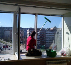 Мытье окон в однокомнатной квартире Красновишерск